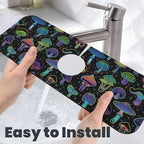 Cool Mushroom Mushrooms Kitchen Sink Splash Guard Faucet Mat Super Absorbent - Image 6