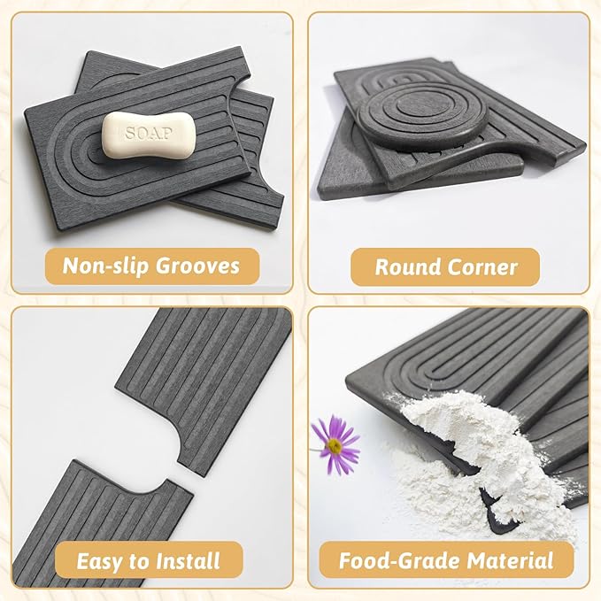 18 Inch Faucet Mat for Kitchen Island Sink, Wider Instant Dry Sink Protector - Image 6