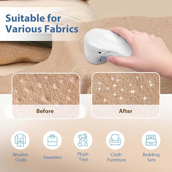 Fabric Shaver, Electric Lint Remover, Lint Shaver - Image 2