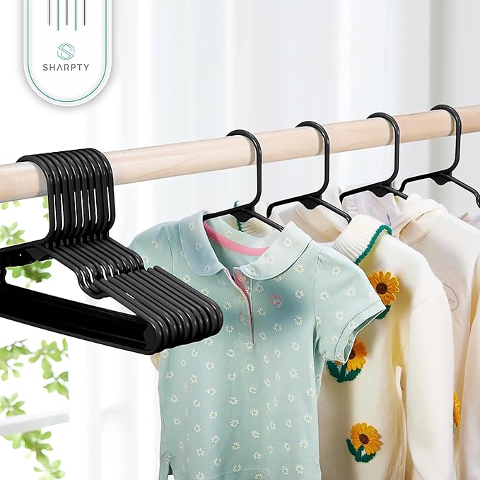 Sharpty Kids Plastic Hangers, Children's Hangers - Image 5