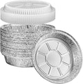 GUSTO [50 Count 9 Inch Disposable Round Aluminum Foil Pans by GUSTO