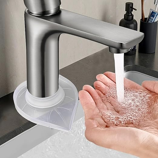 Silicone Faucet Mat Kitchen Tap Sink Countertop Protector Clear Compact Splash - Image 7