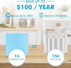 Easy Clean Streak Free Glass Cleaning Miracle Microfiber Cleaning Cloth - Image 4