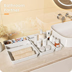 【】 【】 White Drawer Organizer, Makeup organizer, 【Holds 177 - Image 2
