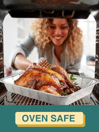40 Pack Disposable Aluminum Pans Combo Set - Image 5