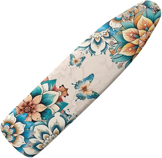 ZDCUSTOM Boho Mandala Butterfly Tabletop Ironing Board Cover by Unknown