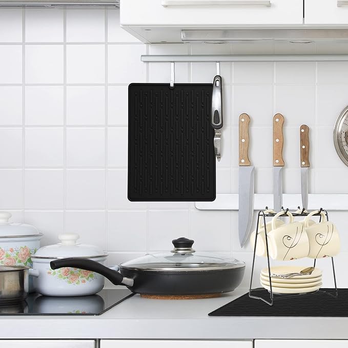 Dish Drying Mats, Heat-resistant Silicone Mat - Image 7