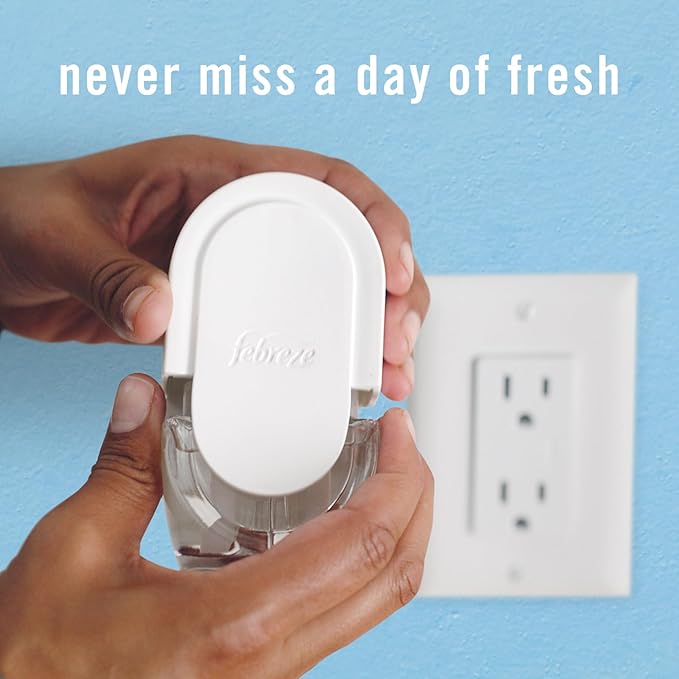 Febreze Odor-Fighting Fade Defy PLUG Air Freshener White Pine & Juniper Berry - Image 8