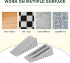 uxcell 2 Pcs Door Stoppers for Bottom of Door, 28mm/1.10 Inch Door Stops - Image 4