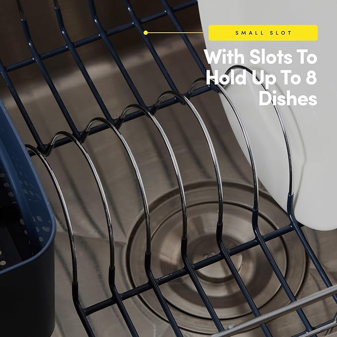 Dish Drying Rack & Cutlery Holder 2 Piece Set - Image 5