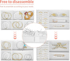 Cirhy 4 Stackable Jewelry Organizer Trays - Image 2