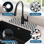 Granite Floor Tiles Sink Faucet Absorbing Mat Mosaic Texture Super Absorbent - Image 4