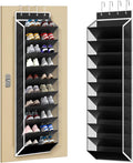 KEEPJOY 10 Tiers Mesh Over Door Shoe Organizer Storage, Hanging Shoe Holder by KEEPJOY