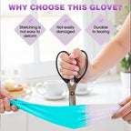 Elgood Reusable Long Sleeve Dishwashing Cleaning Gloves - Image 3