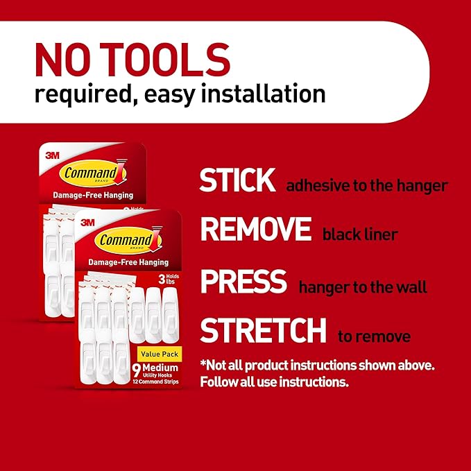 Command Medium Utility Wall Hooks - Image 4