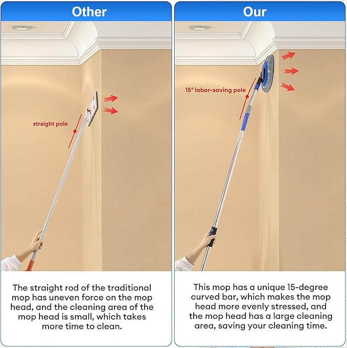 Wall Cleaner, Max 66'' Wall Mop - Image 4