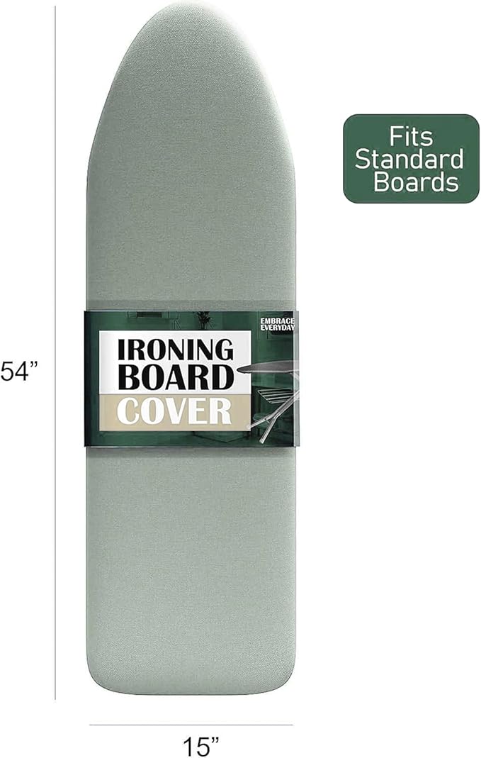Hearth & Harbor Ironing Board Cover and Pad 15x54 Full Size, Thick Heavy Duty - Image 2