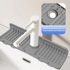 Faucet Mat for Kitchen Sink, Kitchen Sink Splash Guard, Outlet & Slope Upgraded - Image 3