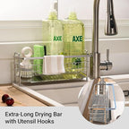 Sponge Holder for Kitchen Sink BANJEKT Sink Caddy Dish Sponge Holder Rustproof - Image 3