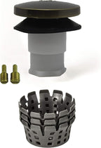 Universal Toe Touch Bath Tub/Bathtub Drain Stopper Includes 3/8" and 5/16" by PermaFLOW