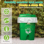 SWIHELP Tall Kitchen Trash Bags 13 Gallon Garbage Bags 50 Liters Plastic Trash - Image 7