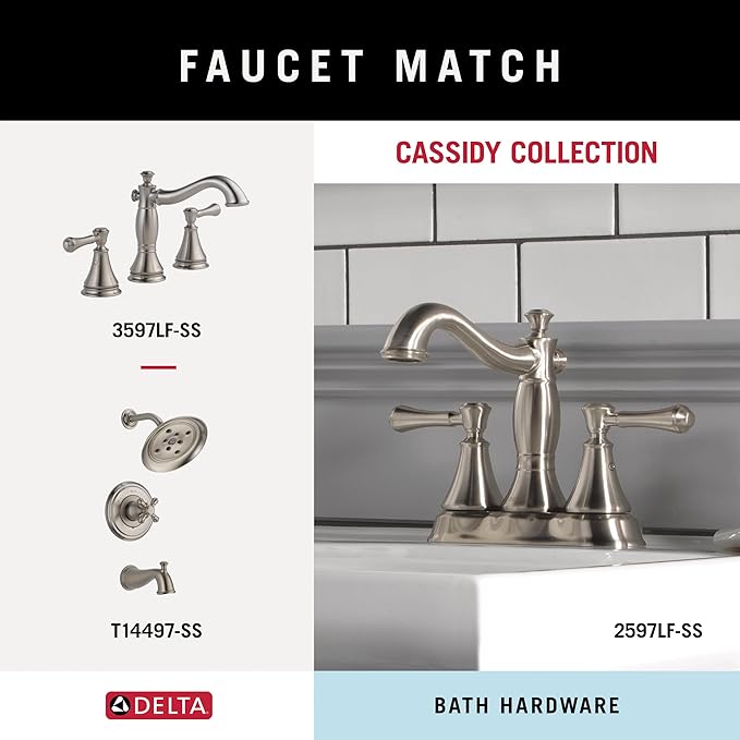 Delta Cassidy Towel Hooks Brilliance Stainless Steel Double Bathroom J Hooks - Image 4
