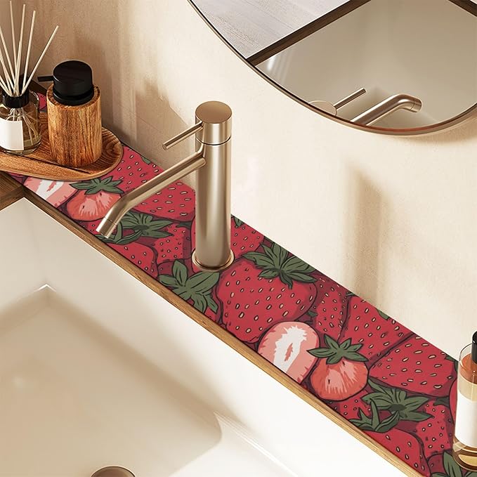 Kitchen Sink Splash Guard 2 PCS 30 Inch Sink Faucet Mat Splash Guard - Image 7