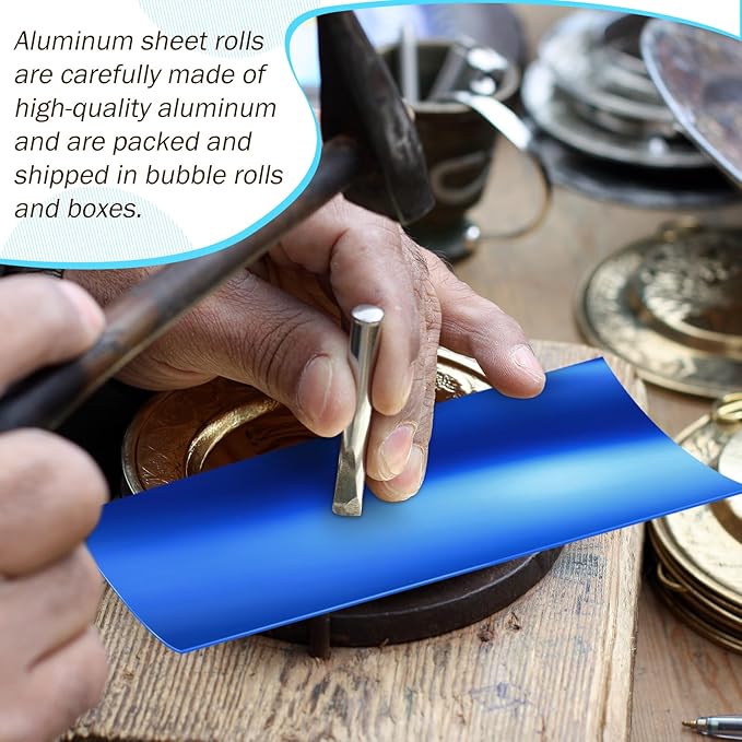 1 Roll Aluminum Metal Crafts DIY Foil 12 Inch x 20 ft 0.1 mm Thick - Image 7