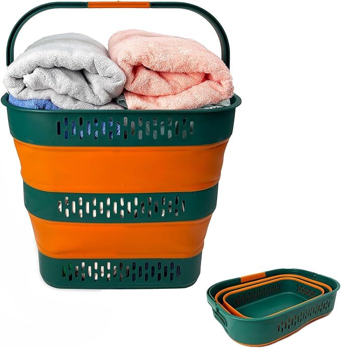 SAMMART 38L Collapsible Laundry Basket by SAMMART