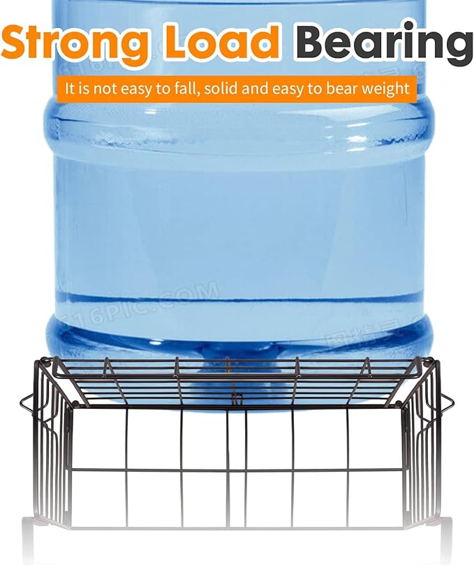 Hanging Under Shelf Storage Basket, 4 Pack Foldable Under Cabinet Metal Desk - Image 5