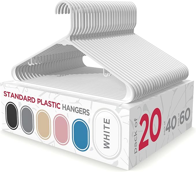 Sharpty Plastic Hangers Clothes Hangers by Sharpty
