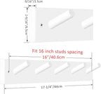 WEBI Coat Rack Wall Mounted, Coat Hanger Wall, Coat Hooks Wall Mounted - Image 2