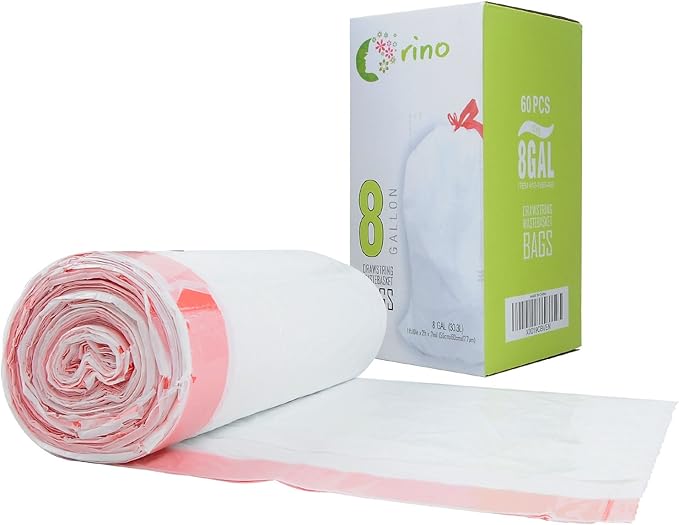 Orino Ultra Strong Garbage Bags 8 Gallon Trash Can Liners - Image 2
