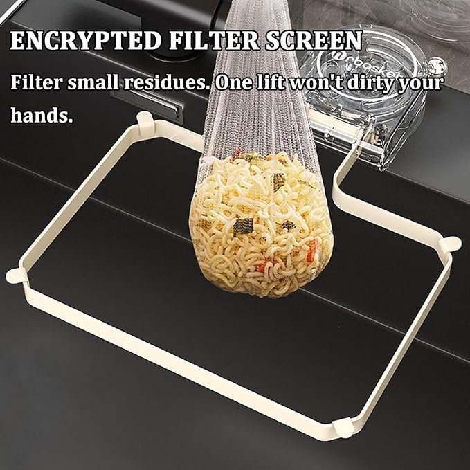 Kitchen Sink Strainer with 100 PCS Filter Mesh Bag, Food Waste Filter Basket - Image 9