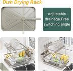 LIYI Dish Drying Rack, Large Dish Rack - Image 2