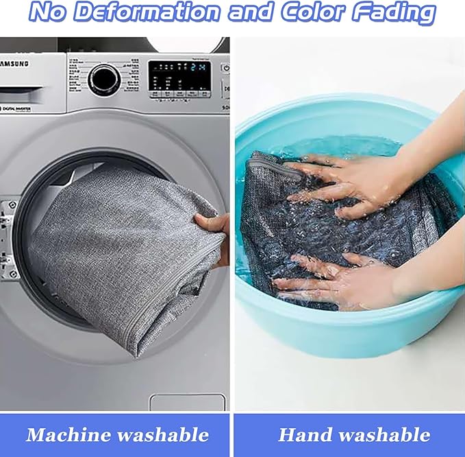 4Pack 105L Extra Large Storage Bags, Folding Comforter Blanket Storage Bags - Image 5