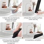 19.29 inch Sink Water Splash Guard, Silicone Sink Splash Guard, Backsplash - Image 6