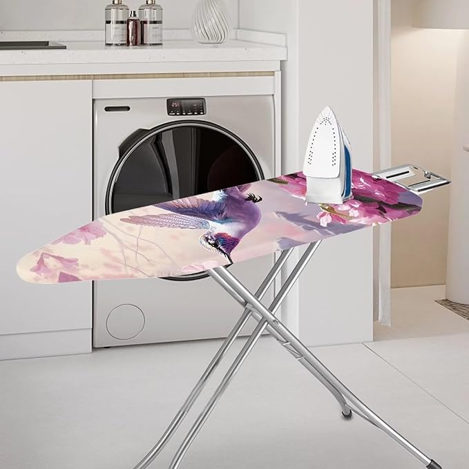 Hummingbird Flower Ironing Board Cover and Pad Standard Size Padding Decorative - Image 2