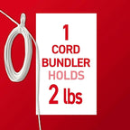 Command Cord Bundlers, Damage-Free Hanging Cord Organizer, No Tools Cord Bundler - Image 4