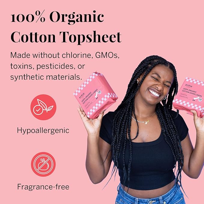 Pixie Organic Cotton Panty Liners - Image 2
