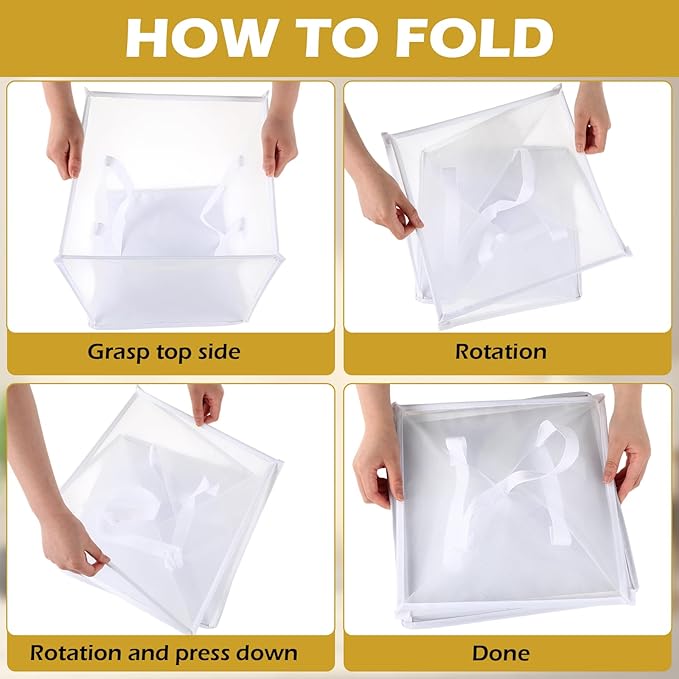 Zopeal 6 Pack Popup Laundry Hamper 13 Inch Collapsible Laundry Baskets - Image 4