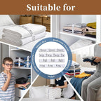 20PCS Bed Sheet Organizer Bands, Storage Labels and Sheet Keepers - Image 7