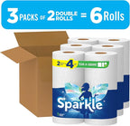 Sparkle Tear-A-Square Paper Towels, 2 Double Rolls - Image 2