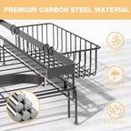Dish Drying Rack Extendable Dish Rack Rustproof Carbon Steel - Image 7