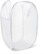 The upgraded pop-up laundry basket features a breathable side pocket mesh design by FOAYACCY
