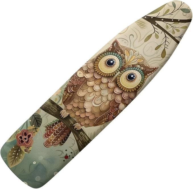Owl Ironing Board Cover and Pad Standard Size by Vanideaoty