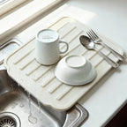 Silicone Dish Drying Mat for Kitchen Counter, Upgraded Extra Thick 1.1” by Unknown