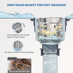 BOTEMY Stainless Steel Sink Drain Strainer 3-1/2 Inch Kitchen Sink Drain - Image 4
