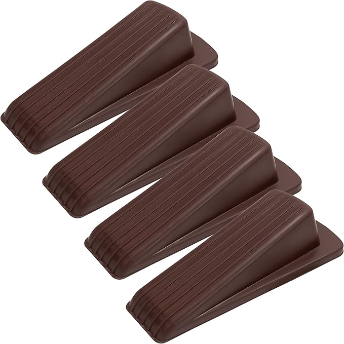 S&T INC. Heavy Duty Rubber Door Stopper by STINC