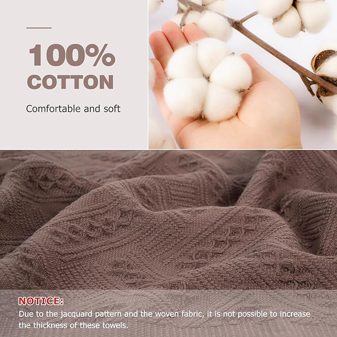 Luxury Decorative Hand Towels Bathroom: 2 Packs 14X30 100% Cotton Turkish - Image 6